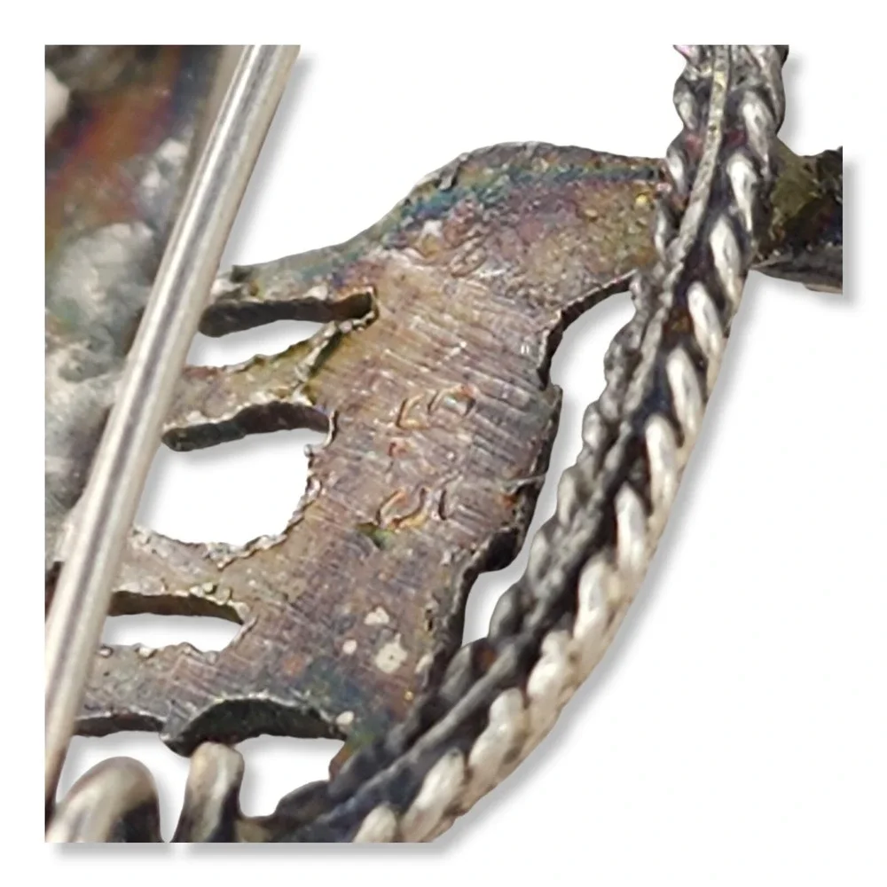 Vintage Llama Brooch Pin Sterling Silver 925 Small Vintage Animal Dainty